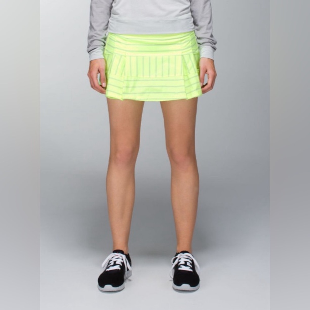 05 -Lululemon Pace Rival Skirt (Regular) * Stretch
Deauville Stripe Clear Mint - Picture 4 of 6